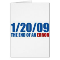 1/20/09  The End of An Error