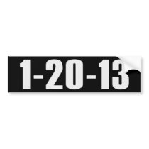 1-20-13 Anti Obama Bumpersticker