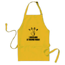1-2-3-4 I Declare A Thumb War B-W Aprons