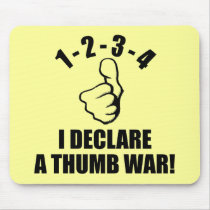 1-2-3-4 I Declare A Thumb War B-W