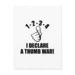 1-2-3-4 I Declare A Thumb War B-W