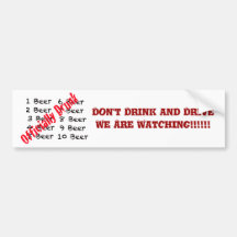 1,2,3, Beer Officially Drunk Bumper Stickers