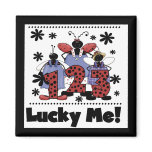 1-2-3 Lucky Me Ladybug Tshirts and Gifts Refrigerator Magnet