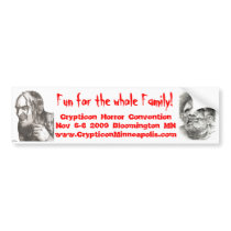 1, 2, Fun for the whole Family!, Crypticon Horr... Bumper Sticker