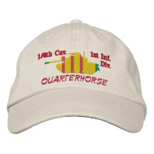 1/4th Cav.1st Inf. Div M48A3 Patton Hat Embroidered Hat
