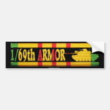 1/69th Armour M48A3 VSR Bumper Stickers