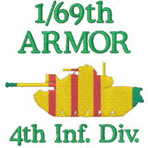 1/69th Armour Vietnam Double-Side Embroidered Shir