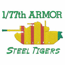 1/77th Armour Vietnam M48A3  & Armour Insignia Shi