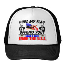 1-800 Leave The USA Trucker Hat