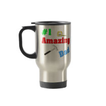 #1 Amazing Dad Travel Mug