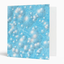 1" Avery Binder - Bubbles in Pool