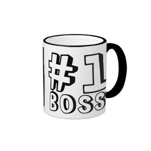#1 BOSS COFFEE MUG