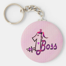 #1 boss key chain