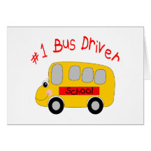 #1 Bus Driver Greeting Cards