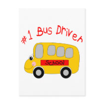 #1 Bus Driver Postcard