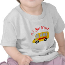 #1 Bus Driver Tee Shirt