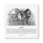 1 Corinthians 13: Love, Horses in Pencil magnets