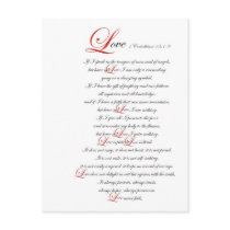 1 Corinthians 13 Post Cards