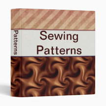 1" Customizable Sewing Pattern Binder