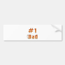 #1 Dad 1 Bumper Sticker