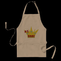 #1 Dad Apron aprons