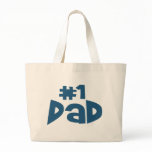 #1 Dad Tote Bags