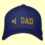 #1 Dad Baseball Hat embroidered hats
