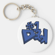 #1 Dad Best Dad Father's Day Keychain