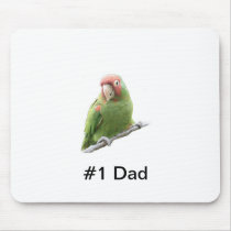 #1 Dad Conure mousepads