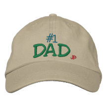 #1 Dad  ... ; ) Embroidered Hat
