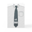 #1 Dad Father's Day card