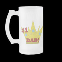 #1 Dad Frosted Mug mugs