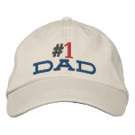 #1 dad hat stitched embroidered hats