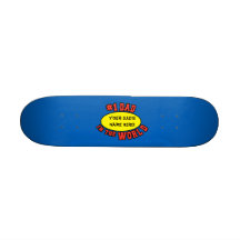 #1 Dad in the World Customize Father's Day Custom Skateboard