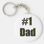 #1 Dad Key Chains