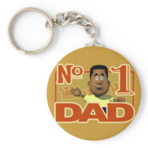 #1 Dad Key Chains
