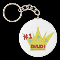 #1 Dad Keychain keychains