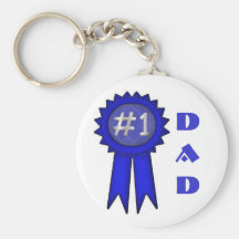 #1 Dad Keychain