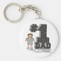 #1 Dad Keychains