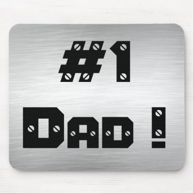 #1 Dad Metal Mousepad by MetalShop