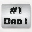 #1 Dad Metal Mousepad