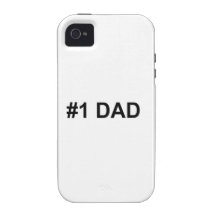 #1 Dad | Number 1 Dad | Happy Father's Day Vibe iPhone 4 Cover