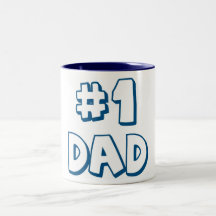 #1 Dad NUmber One Dad Mug