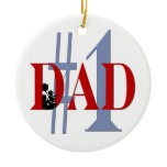 #1 Dad Ornament