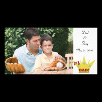 #1 Dad Photocard photo cards