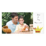 #1 Dad Photocard Custom Photo Card