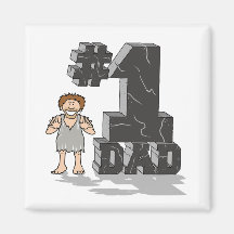 #1 Dad Refrigerator Magnet