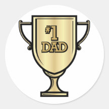 #1 Dad Sticker