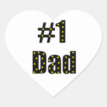 #1 Dad t-shirt. Sticker