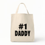 #1 Daddy Tote Bags